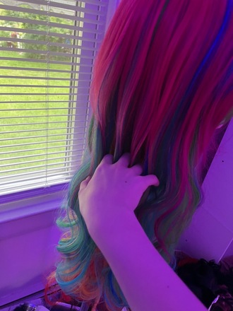 Rainbow Wig