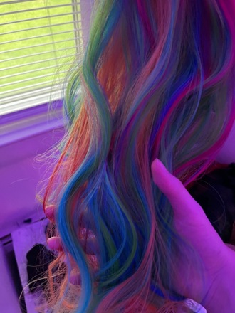 Rainbow Wig