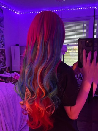 Rainbow Wig