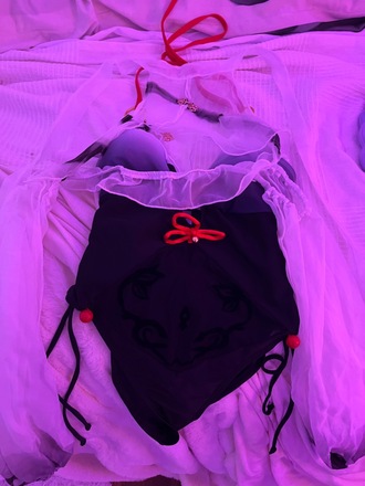 Shenhe Bathing Suit Genshin Impact + wig