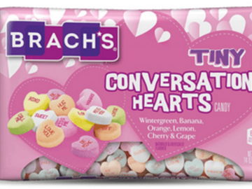 Comprar ahora: Brach's Candy Tiny Conversation Hearts Case (12) 14oz Bags 10/24