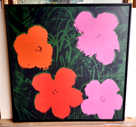Andy Warhol Poppies 26x26 From the Wynn Las Vegas