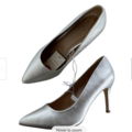 Buy Now: 32 Pairs- A New Day Heels Womens Silver Shoes Pointed Toe 