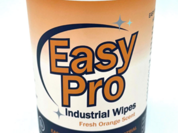 Product: Industrial Strength Wipes Formulated for Superior Cleaning Power