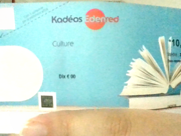 Vente: Chèques Kadeos Culture (40€)