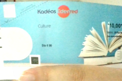 Vente: Chèques Kadeos Culture (40€)