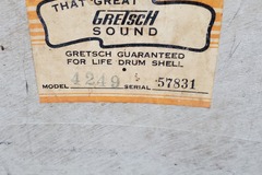 Selling with online payment: Gretch 20" bass drum circa 1966