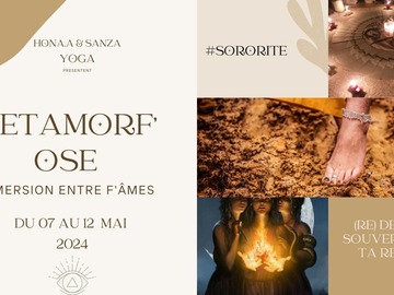 Evénement : METAMORF'OSE - Retraite Yoga & Féminin Sacré