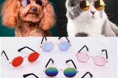 Comprar ahora: 111 Pcs Cute Round Frame Pet Small Sunglasses Toy