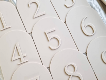 Selling: Acrylic Table Numbers 