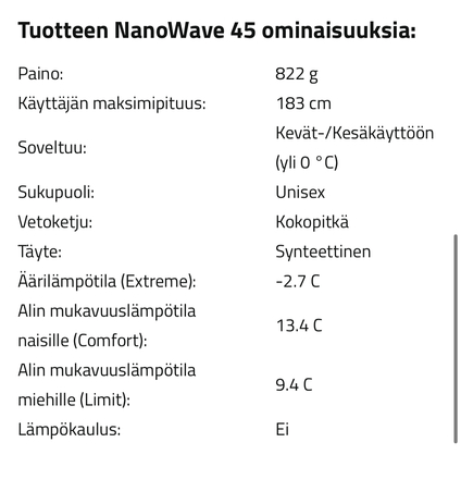 Kesämakuupussi 