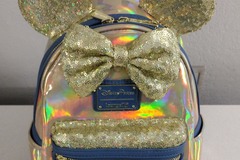 Selling with online payment: Loungefly WDW 50th Anniversary EARidesecent Backpack