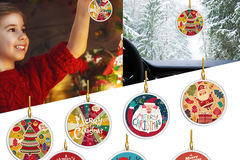 Comprar ahora: 100pcs Christmas Gift Christmas Tree Pendant Ornament Car Pendant