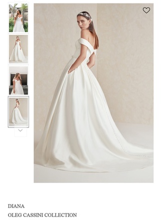 Oleg cassini off the shoulder top