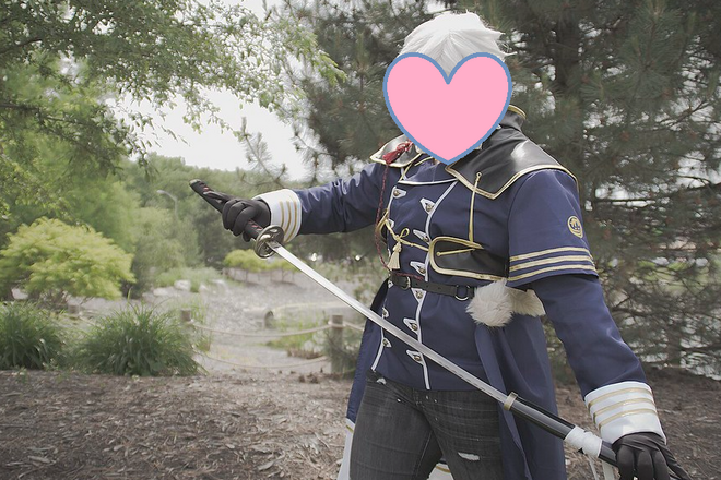 Touken Ranbu Nakigitsune partial cosplay