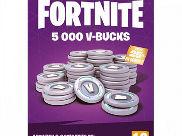 Vente: Carte Fortnite 5000 Vbucks (31,99€)