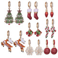 Comprar ahora: 32pairs Christmas earrings