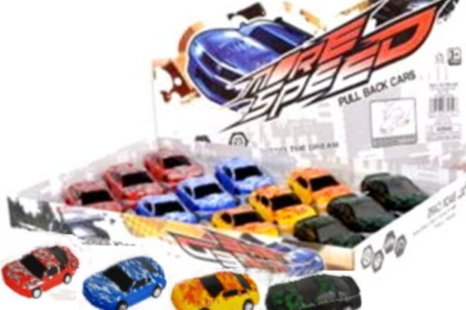 3.50" Classic Pull Back Cars (271 Pieces)