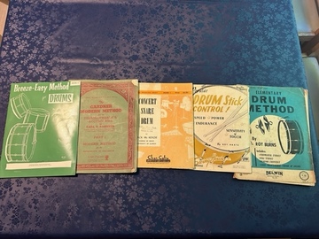 Selling with online payment: Five Vintage Drum Books