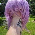 Selling with online payment: chroma soul eater purple wig (used)