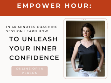 Coaching Offer with online payment: Empower Hour: Unleash Your Inner Confidence