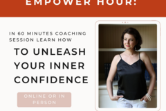 Coaching Offer with online payment: Empower Hour: Unleash Your Inner Confidence