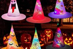 Buy Now: Assorted Halloween Witch Hat String Lights –Item#6211