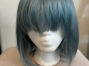 Selling with online payment: Short Light Blue Sayaka Miki Wig