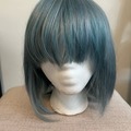 Selling with online payment: Short Light Blue Sayaka Miki Wig