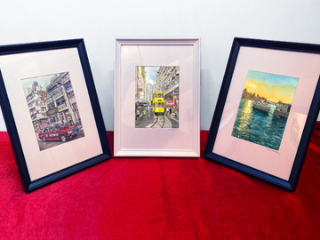  : A5 Art Print with Mount & Frame