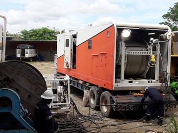 For sale: SKID MOUNTED SPECIAL COILED TUBING UNIT FOR SALE
