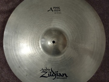 Selling with online payment: Zildjian A 20" Ping Ride Cymbal - Brilliant