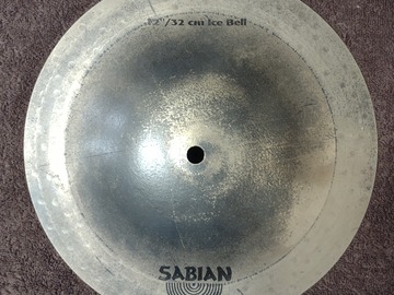 Selling with online payment: Sabian 12" Ice Bell Cymbal 