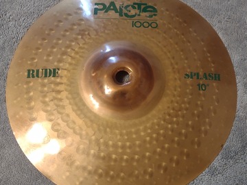 Selling with online payment: Paiste 1000 RUDE 10" Splash Cymbal 