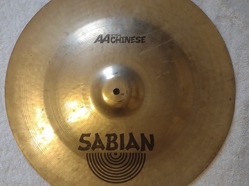 Selling with online payment: Sabian AA 18" Chinese Cymbal