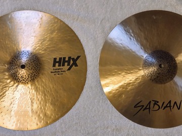 Selling with online payment: Sabian HHX 14" Complex Medium Hats - Natural