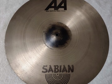 Selling with online payment: Sabian AA 21" Raw Dry Bell Ride Cymbal