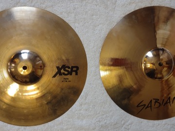 Selling with online payment: Sabian XSR 14" Hats - Hi Hats 