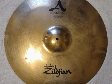 Selling with online payment: Zildjian A Custom 20" Medium Ride Cymbal