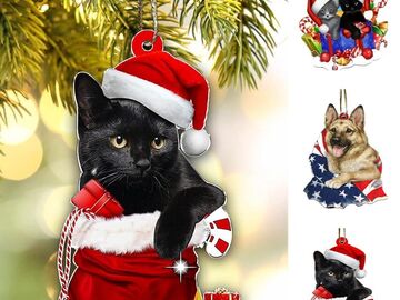Buy Now: 60 Pcs Cute Kitten Christmas Acrylic Ornament