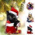 Comprar ahora: 60 Pcs Cute Kitten Christmas Acrylic Ornament