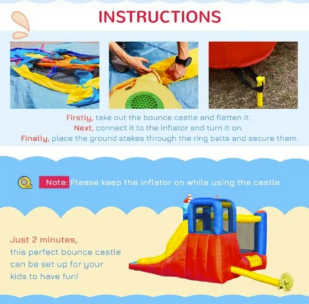 Bouncy Castle for 2-5 year olds