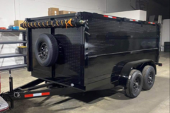 Renting out per hour: 2023 dump trailer 