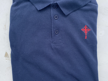 Selling With Online Payment: 3 x Cardinal Newman Catholic School Navy Blue Polo Year 11 XXS 