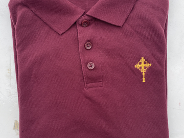 Selling With Online Payment: 4 x Cardinal Newman Catholic School Red Polo XXS 