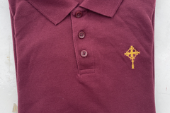 Selling With Online Payment: 3 x Cardinal Newman Catholic School Red Polo Year 7 Size XXS 