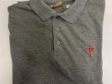 Selling With Online Payment: 2 x Cardinal Newman Grey Polo Year 10 Size XS
