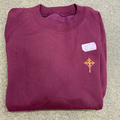 Selling With Online Payment: 3 x Cardinal Newman Red Jumper Year 7 Size 32"