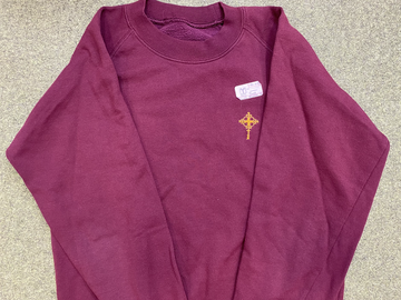 Selling With Online Payment: Cardinal Newman Red Jumper Year 7 Size XS