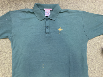 Selling With Online Payment: Cardinal Newman Green Polo Year 8 Size XS